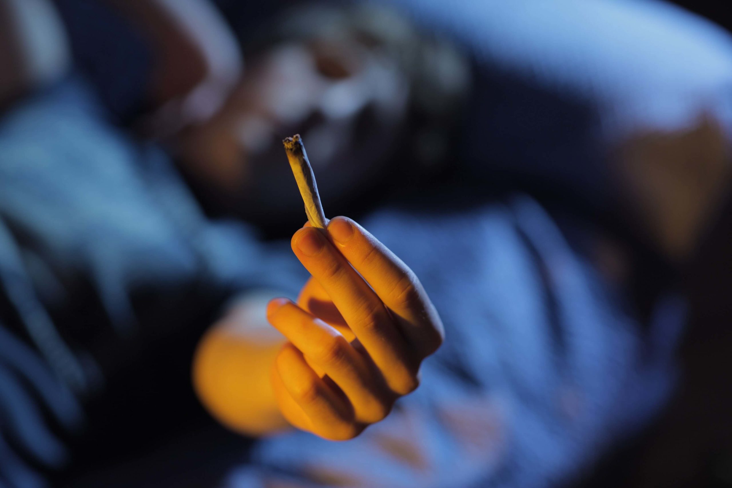 teen smoking marijuana depicting addiction